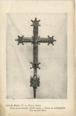 Croix processionnelle (Xvi siécle) - Trésor de Conques Face du... -
													12 Aveyron
												