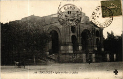 Toulouse - Eglise et Place Saint-Aubin à Toulouse