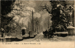 Luchon - L'Hiver - La Route de Montauban