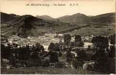 Belesta Vue générale Ariege à Bélesta