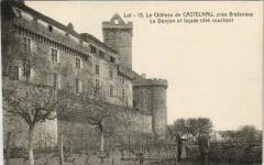 Lot - Le Chateau de Castelnau pres Bretenoux Le Donjon et facade à Bretenoux