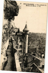 Rocamadour - Vue prise de la Maison de Marie à Rocamadour