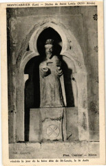 Montcalbier - Statue de Saint-Louis (Xiv Siecle)
