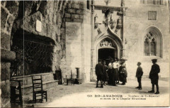 Rocamadour-Tombeau de Saint-Amadour et entrée de la Chapelle à Rocamadour