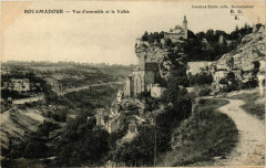 Rocamadour - Vue d'ensemble et la Vallée à Rocamadour