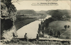 Vue prise de la Terrasse du Chateau Feodal de Beynac -
													24 Dordogne
												