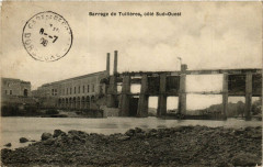 Barrage de Tuilieres coté Sud-Ouest