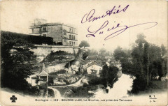 Dordogne - Bourdevilles-Les Moulins vue prise des Terrasses