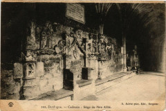 Cadouin-Siége du Pere Abbé