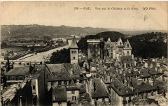 Pau Vue sur le Chateau et le Gave -
																					64000 Pau
																			