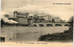Pau Vue panoramique-Pont de Jurancon à Pau