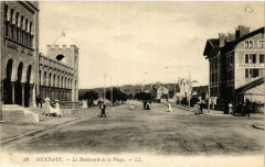 Hendaye Le Boulevard de la Plage à Hendaye