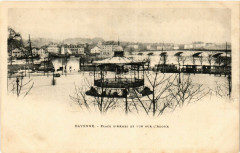 Bayonne - Place d'Armes et Vue sur l'Adour à Bayonne