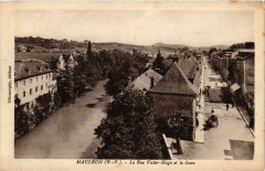 Mauleon - La Rue Victor-Hugo et le Gave -
													64 Pyrénées Atlantiques
												