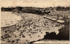 Biarritz Vue générale de la Grande Plage et le Casino Municipal -
																					64200 Biarritz
																			