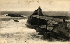Biarritz Le Rocher de la Vierge à Biarritz