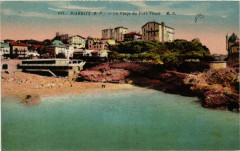 Biarritz La Plage du Port Vieux à Biarritz