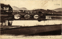 Saint-Jean-de-Luz - L'Arrivere Port et le Pont du Chemin à Saint-Jean-de-Luz