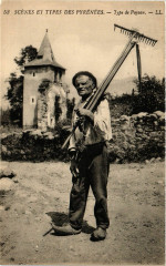 Scenes et Types des Pyrenées - Type des Paysan