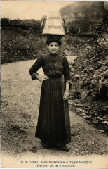 Les Pyrenées - Type Basque - Retour de la Fontaine