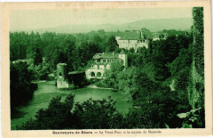 Sauveterre-de-Bern - Le Vieux Pont et la maison de Majendie