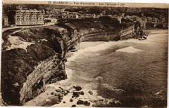Biarritz - Vue d'ensemble - Les FALAISEs à Biarritz