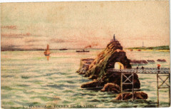 Biarritz - Rocher de la Vierge à Biarritz