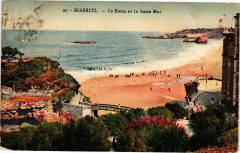Biarritz - Le Basta et la basse Mer à Biarritz