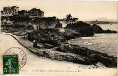 Biarritz - La Villa Belza et l'Hotel Chateau des FALAISEs -
																					64200 Biarritz
																			