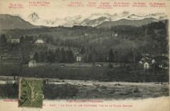 Les Basses Pyrenées Pau Le Gave et les Pyrenées vue de la à Pau