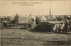Camp de SOUGEs-L'eau potable amenée par réservoir automobile