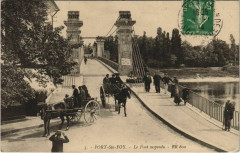 Port Sainte-Foy-Le Pont suspendu