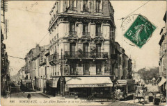 Bordeaux-Les Allées Damour et la rue Judaique à Bordeaux