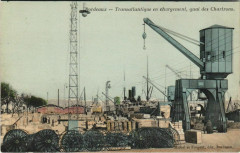 Bordeaux-Transatlantique en chargement quai des Chartrons à Bordeaux