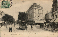 Bordeaux-La Place Gambetta et le Cours de Tourny à Bordeaux