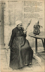 En Gascone-une Fileuse a la Quenouille