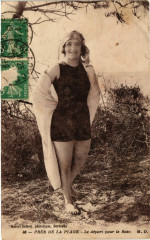 Pres de la Plage Le départ pour le Bain