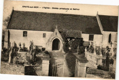 Graye-sur-Mer - L'Eglise - Entrée principale et Beffroi