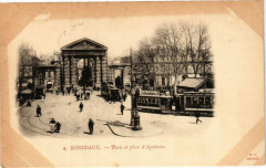 Bordeaux - Porte et place d'Aquitaine à Bordeaux