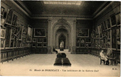 Musée de Bordeaux-Vue intérieure de la Galerie Sud à Bordeaux