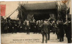Inauguration du Monument Gambetta - Cafes verts et torrefils