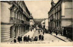 Agen - La Poste et le Boulevard du President Carnot à Agen