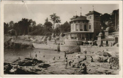 Pornic Plage de Gourmalon et le Casino à Pornic