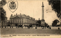 Militaire - Nantes - Place et Colonne Louis Xvi à Nantes