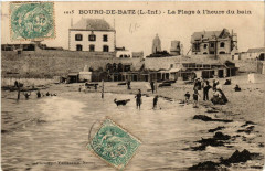Bourg-de-Batz (L.-Inf.) - La Plage a l'heure du bain -
													44 Loire Atlantique
												