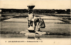Les Marais-Salants - Enlevement du Sel