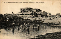 Le Croisic(Loire-Inf.) - Plage et Rochers de Port-Lin - Hotel de au Croisic