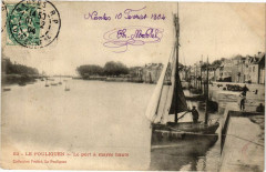 Le Pouliguen - Le port a marée haute au Pouliguen