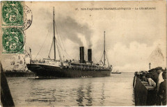 Saint-Nazaire - Nos Paquebot Transatlantique La Champagne -
																					44600 Saint-Nazaire
																			