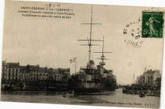 Saint-Nazaire - La Liberte cuirosse d'escadre à Saint-Nazaire